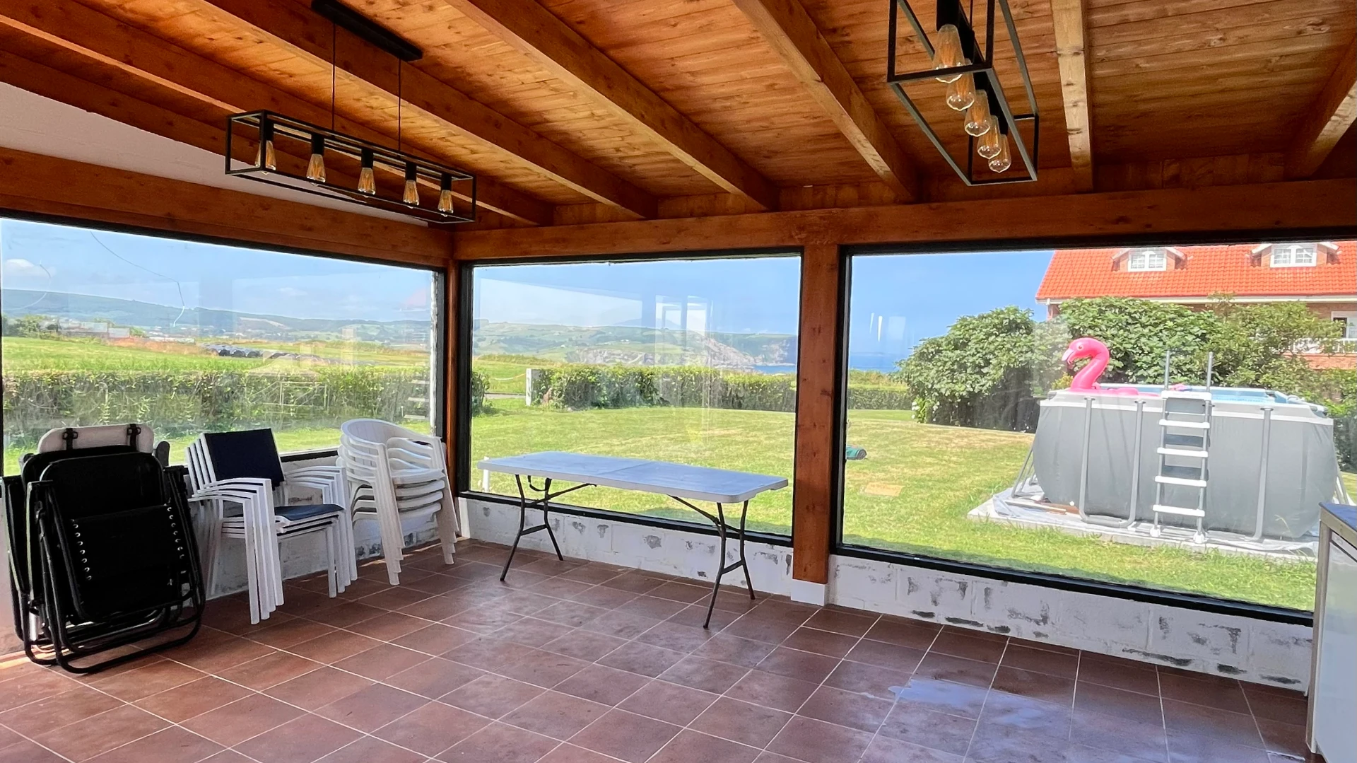 Cenador Interior Casa Faro Ajo